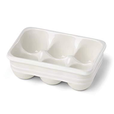 Kate Spade New York 882441 Sculpted Brunch Stripe Egg Tray