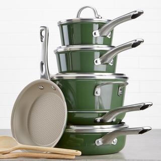 Porcelain Enamel 12-Piece Cookware Set