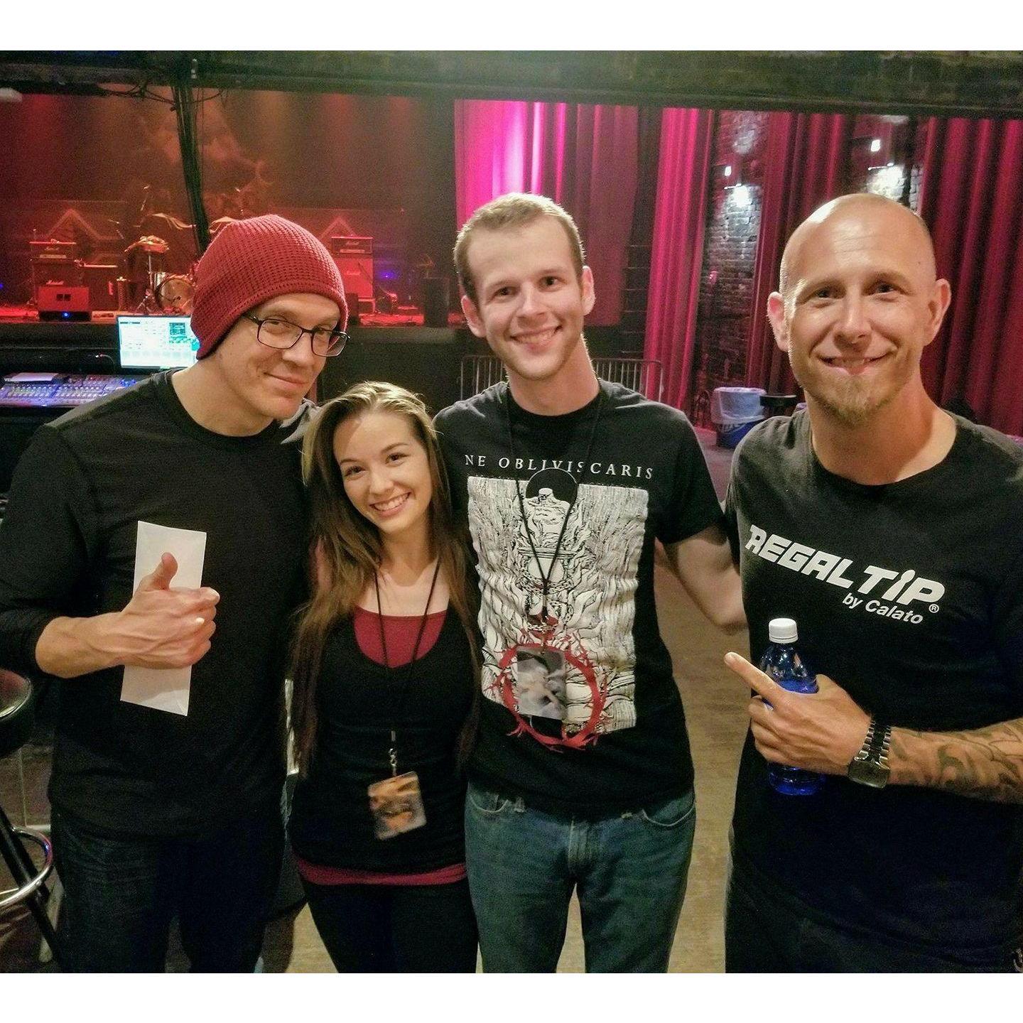 Meeting our favorite artist, Devin Townsend, in downtown Athens was a night we will never forget.