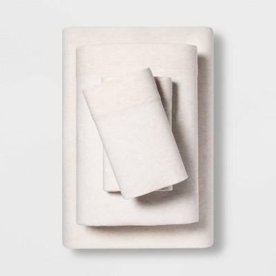 Queen Jersey Blend Sheet Set Beige - Project 62™ + Nate Berkus™