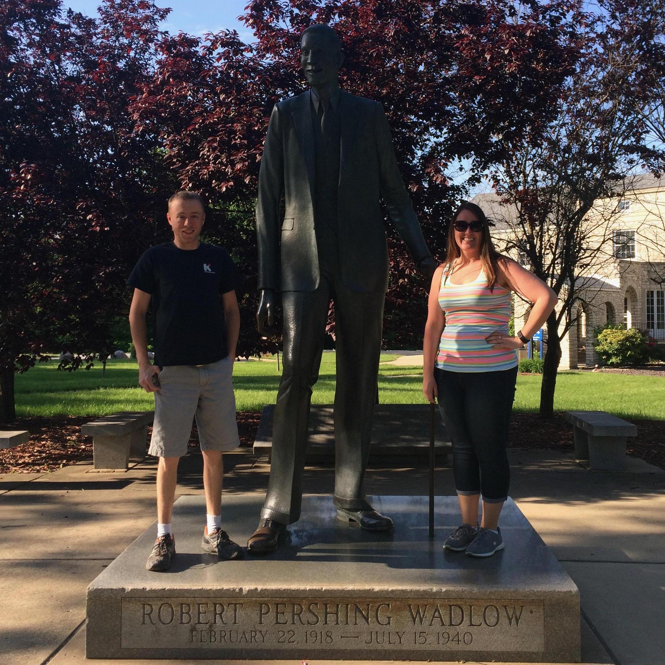 Fourth date, Killing time in Alton, First picture taken together.