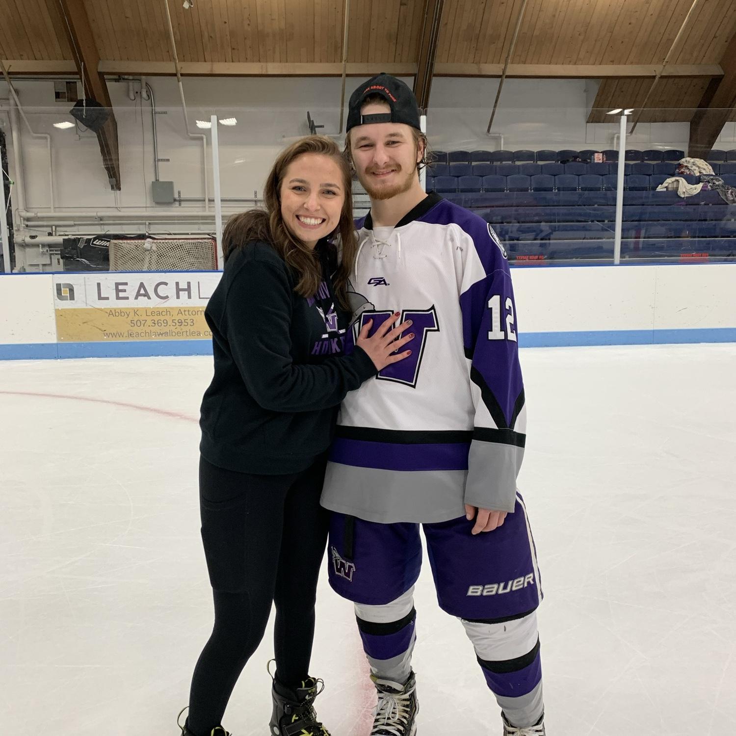 Another Waldorf photo, skate with the warriors after the game!