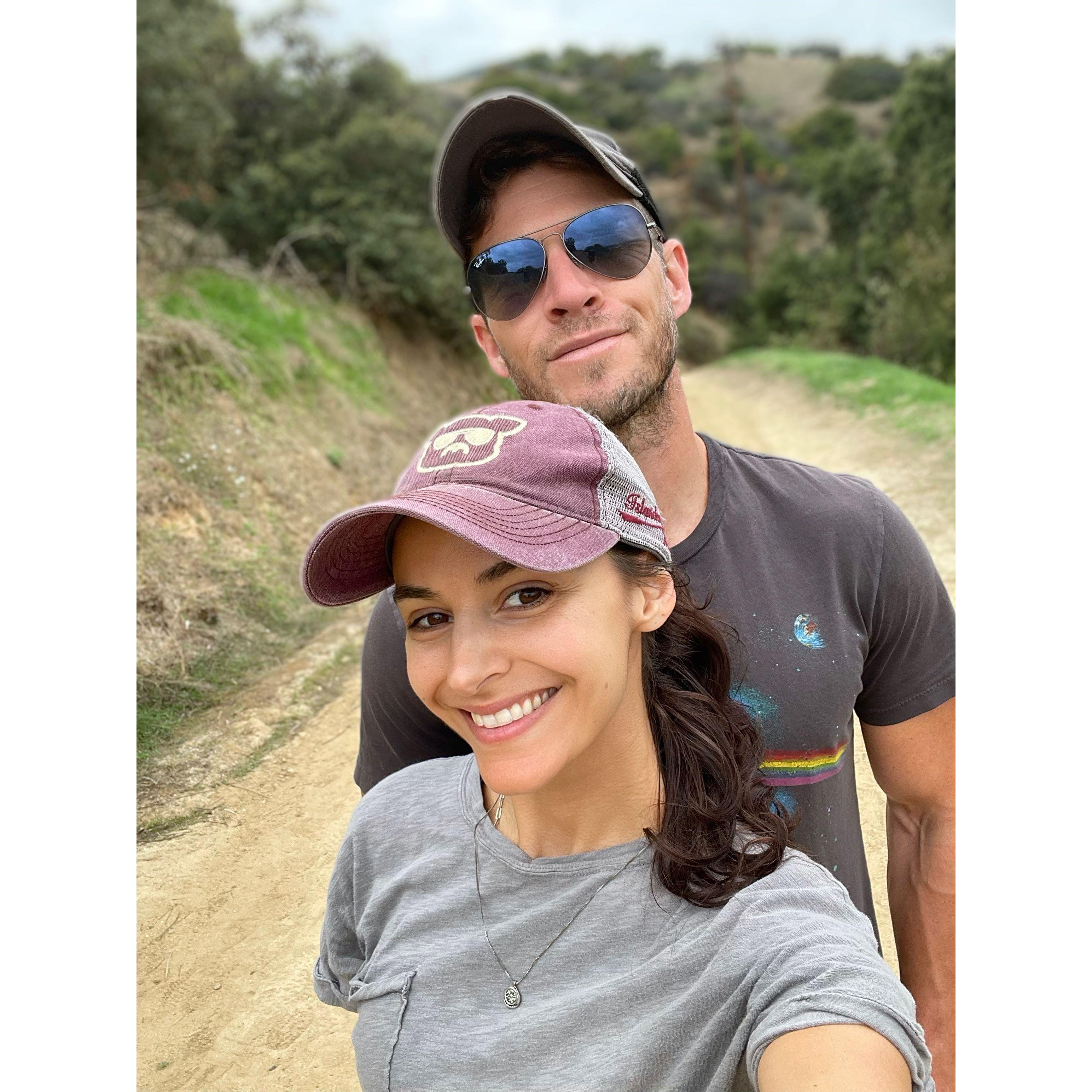 Hiking is one of our favorite things to do together in LA! The views are amazing