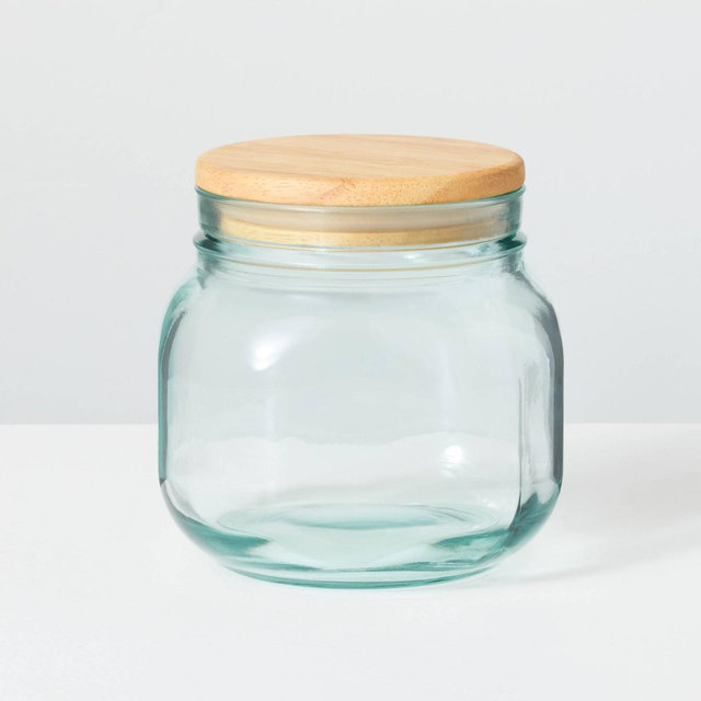 27oz Canister Recycled Glass - Hearth & Hand™ with Magnolia