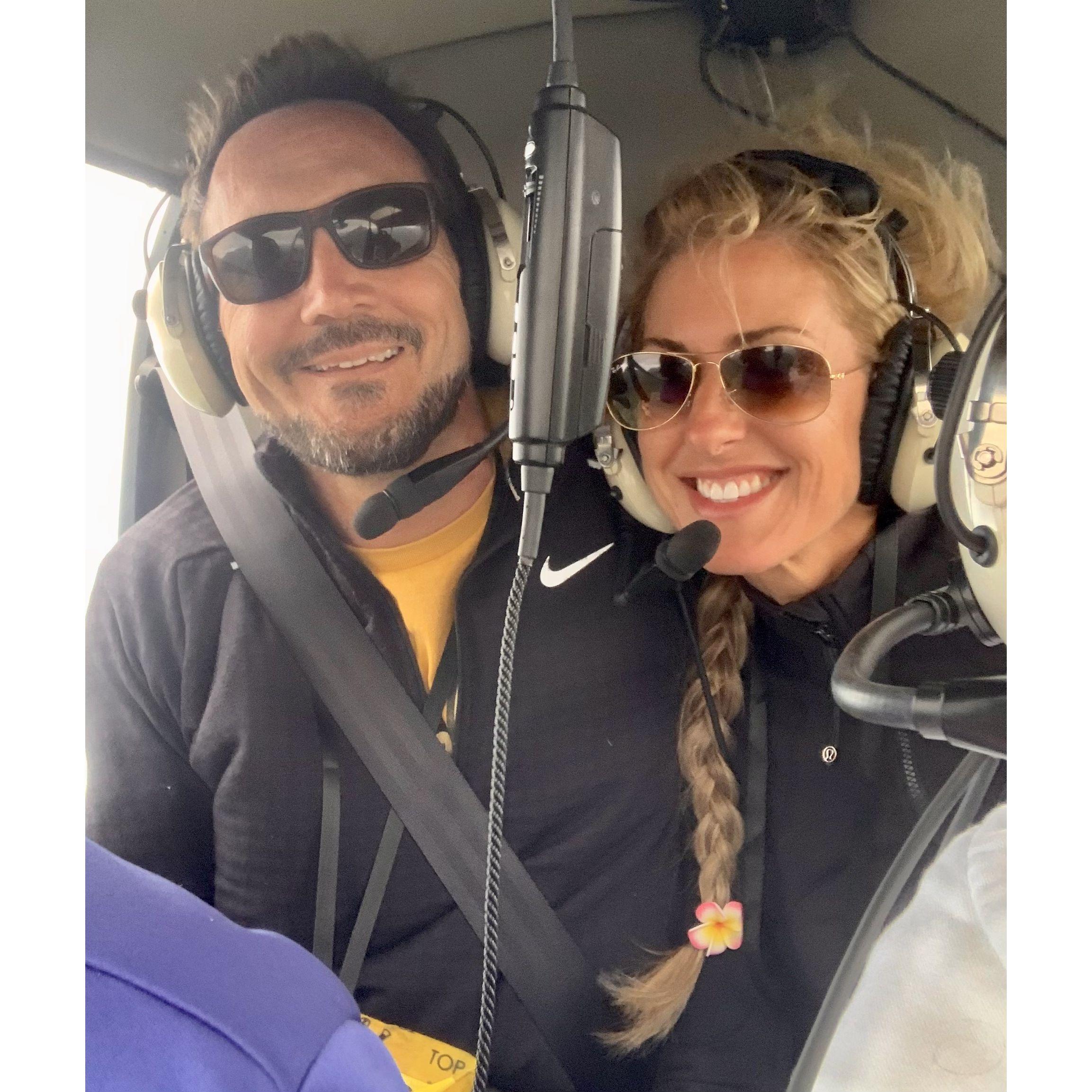 Helicopter over Oahu