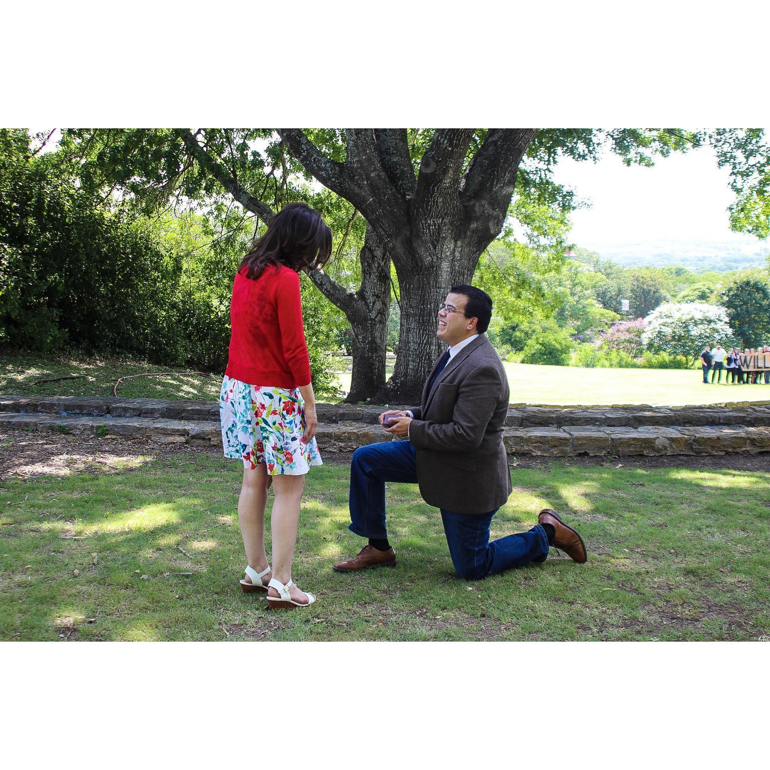 She said YES!