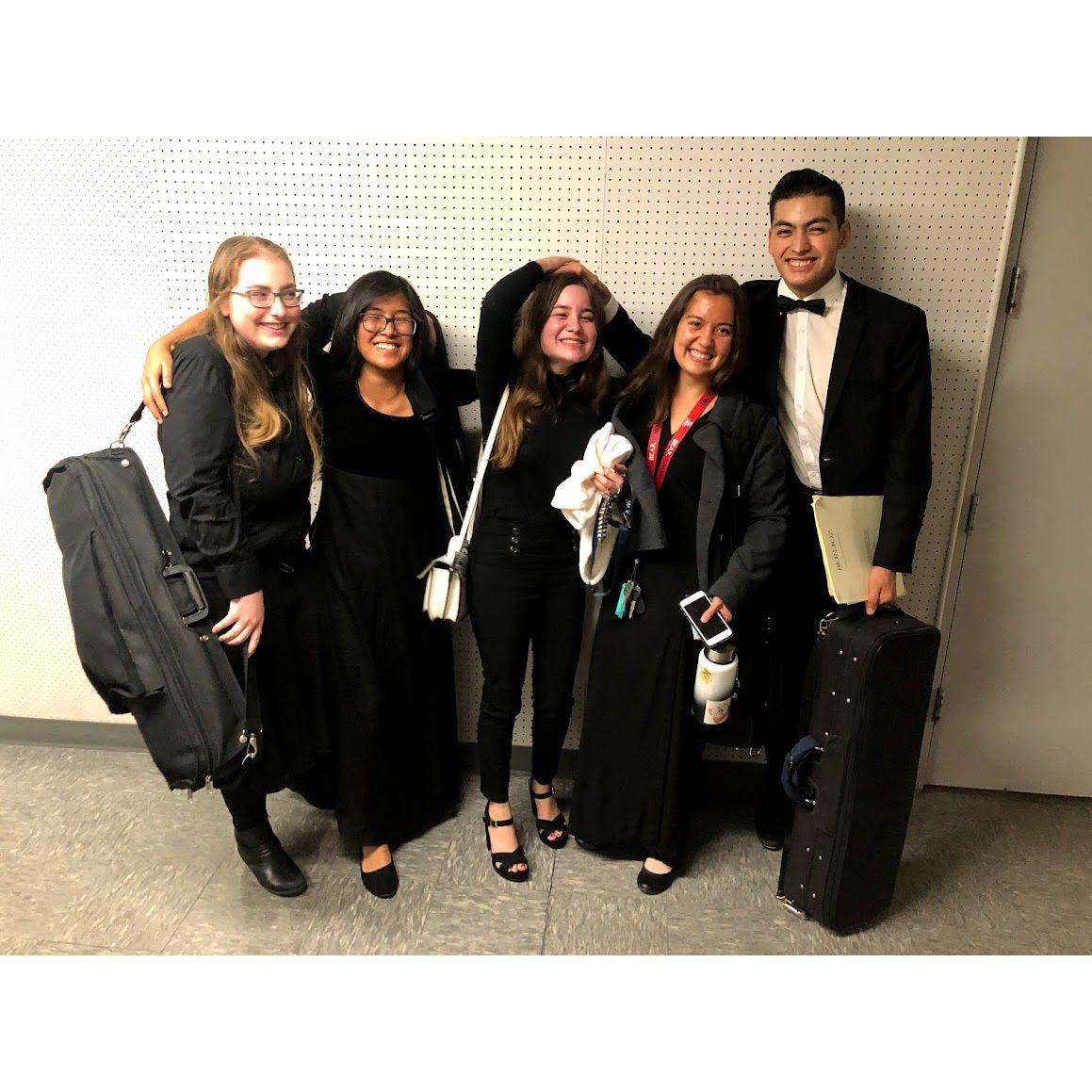 Our friend group in Lauren Roth's violin studio at the U of A