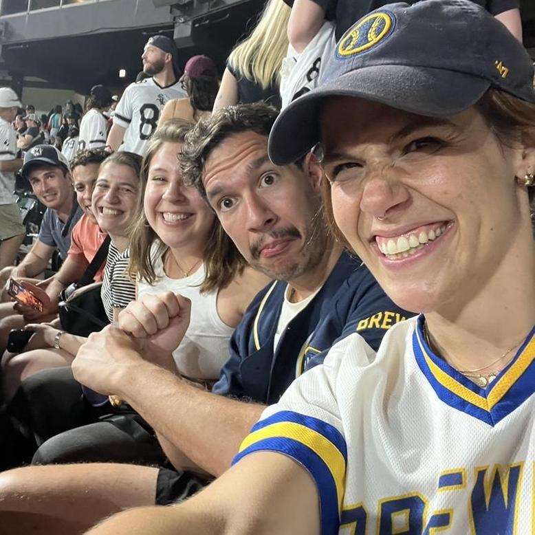 Go baseball! Go friends! Go Andy’s ’stache!