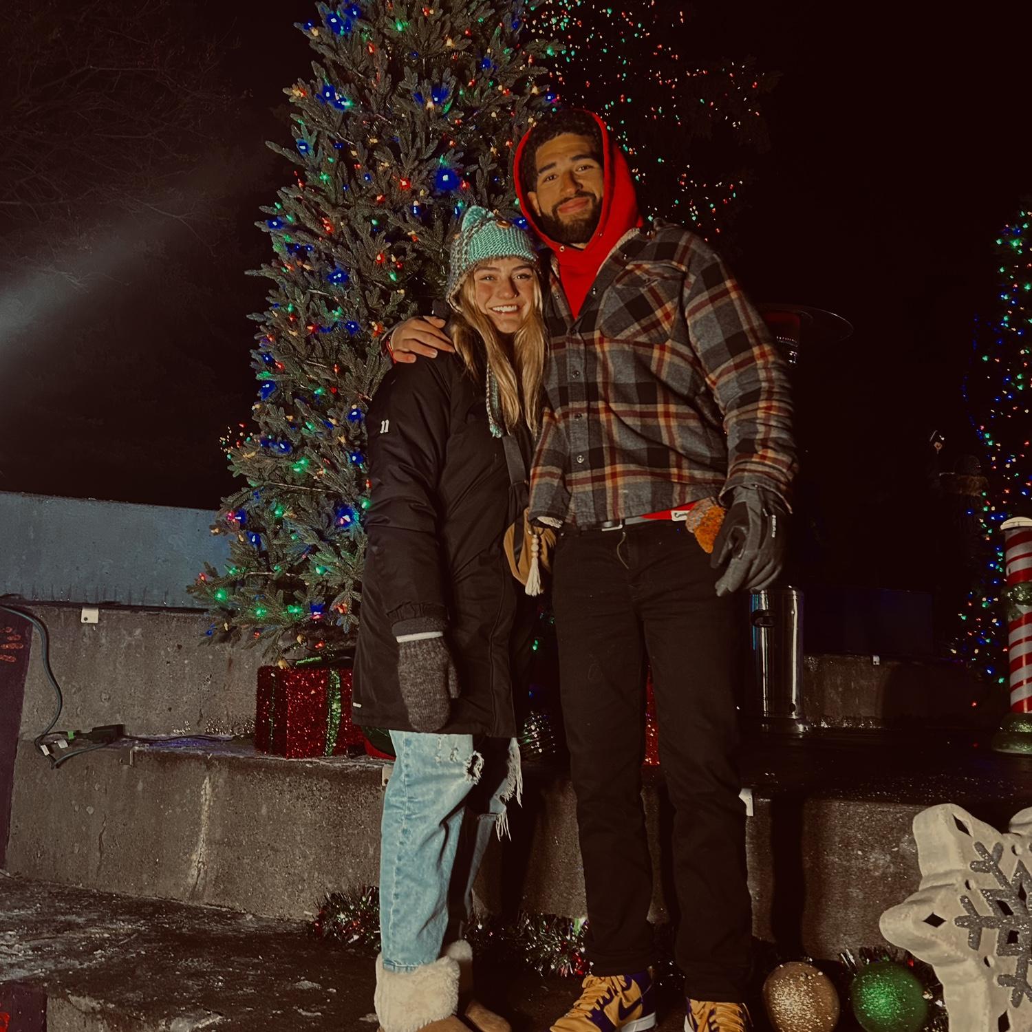 First Christmas together! Celebrating in downtown Anchorage with Ronny’s family.