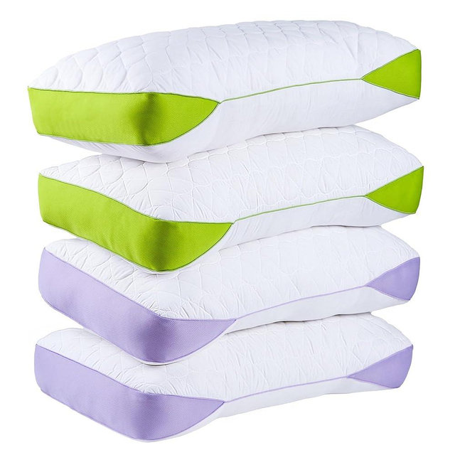 KEYOOHOME Adjustable Bed Pillows Queen Size Set of 4 Pack with Zipper,Supportive Breathable Cooling Hotel Luxury Down Alternative Gusseted Pillow for Side Stomach or Back Sleepers