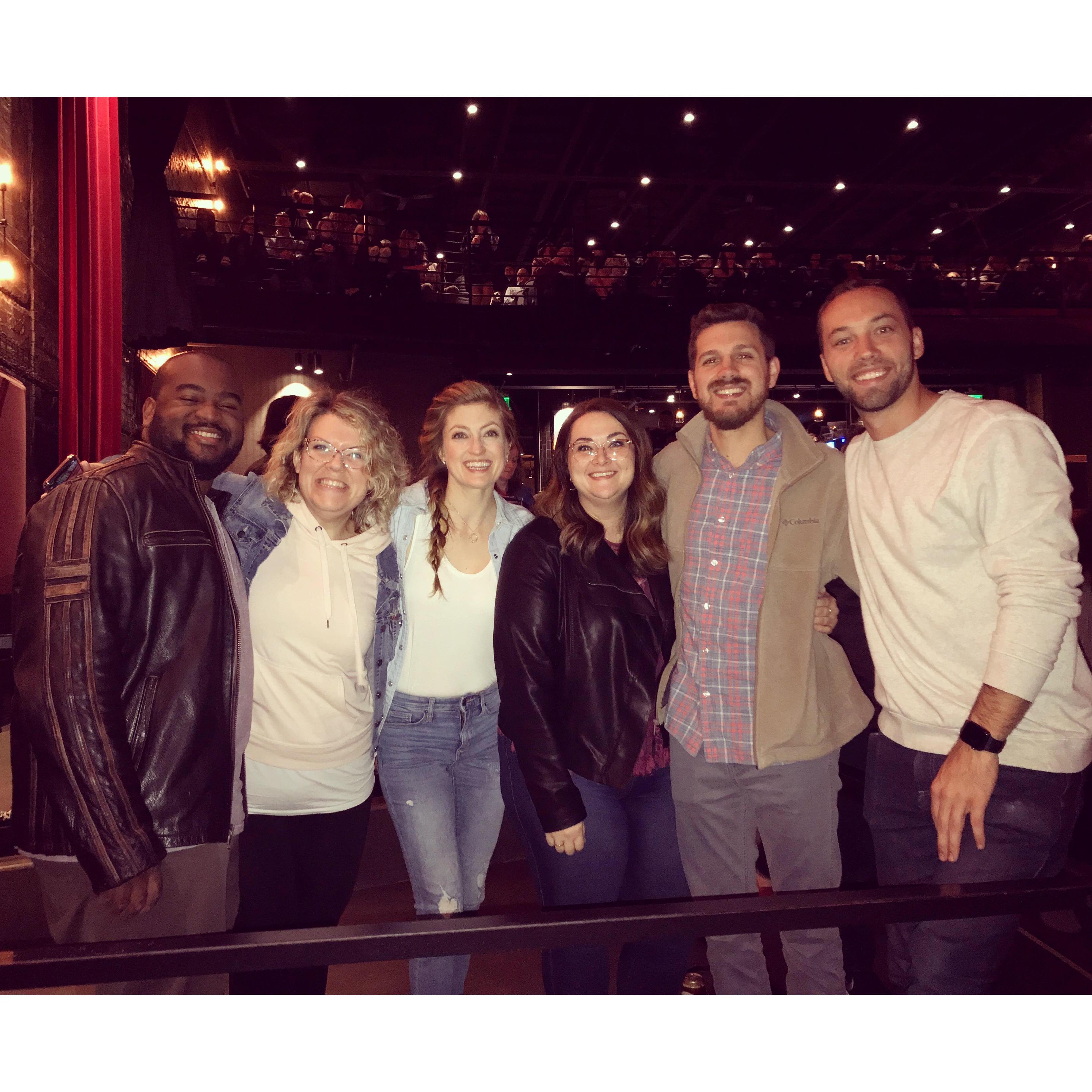 Our first "group date" with Atlantia & boys to see Fred Armisen in spring of 2019!