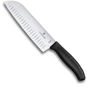 Victorinox Fibrox 7-Inch Granton Edge Santoku Knife