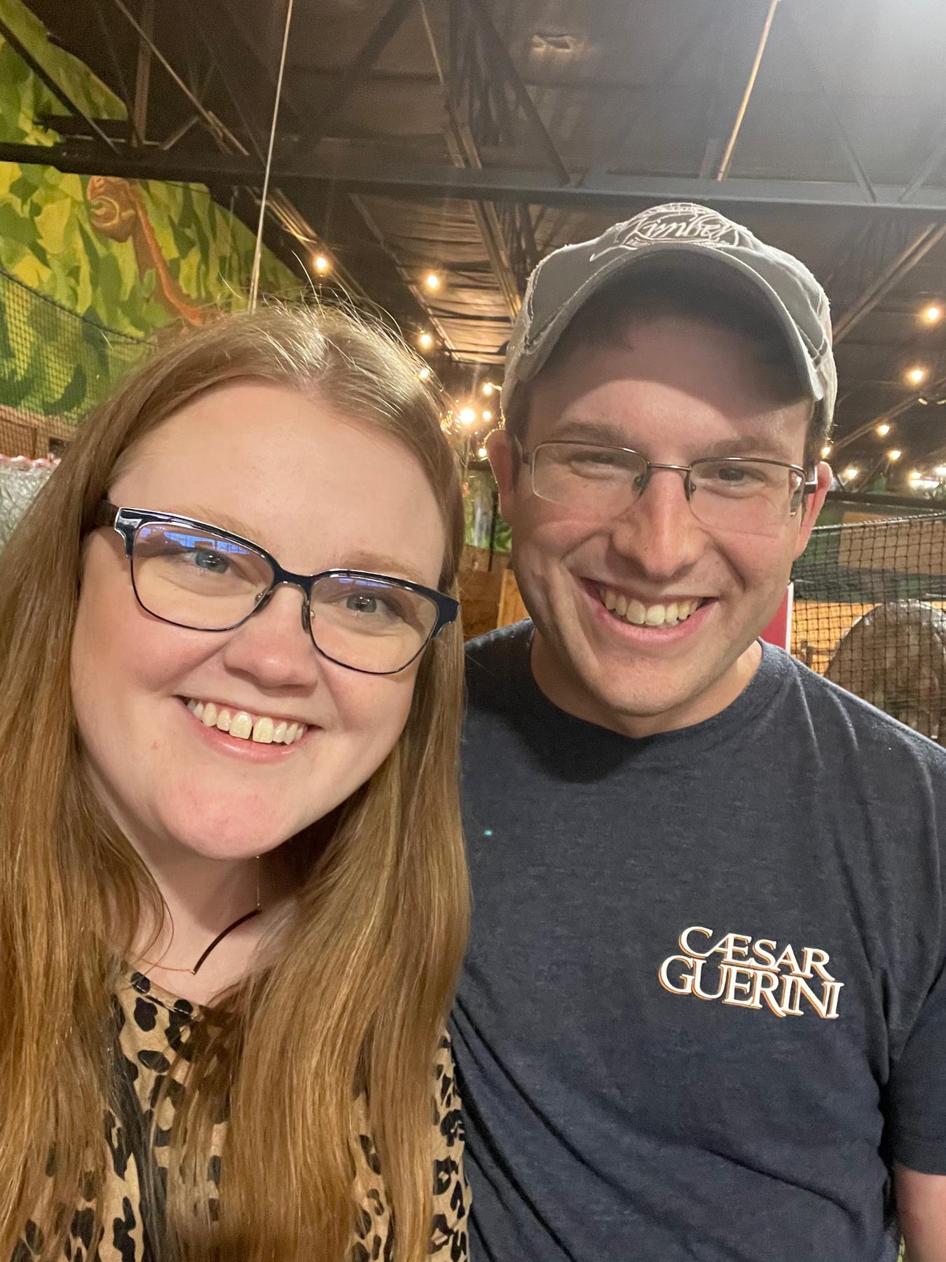 Our first selfie from our 4th date. May of 2021
