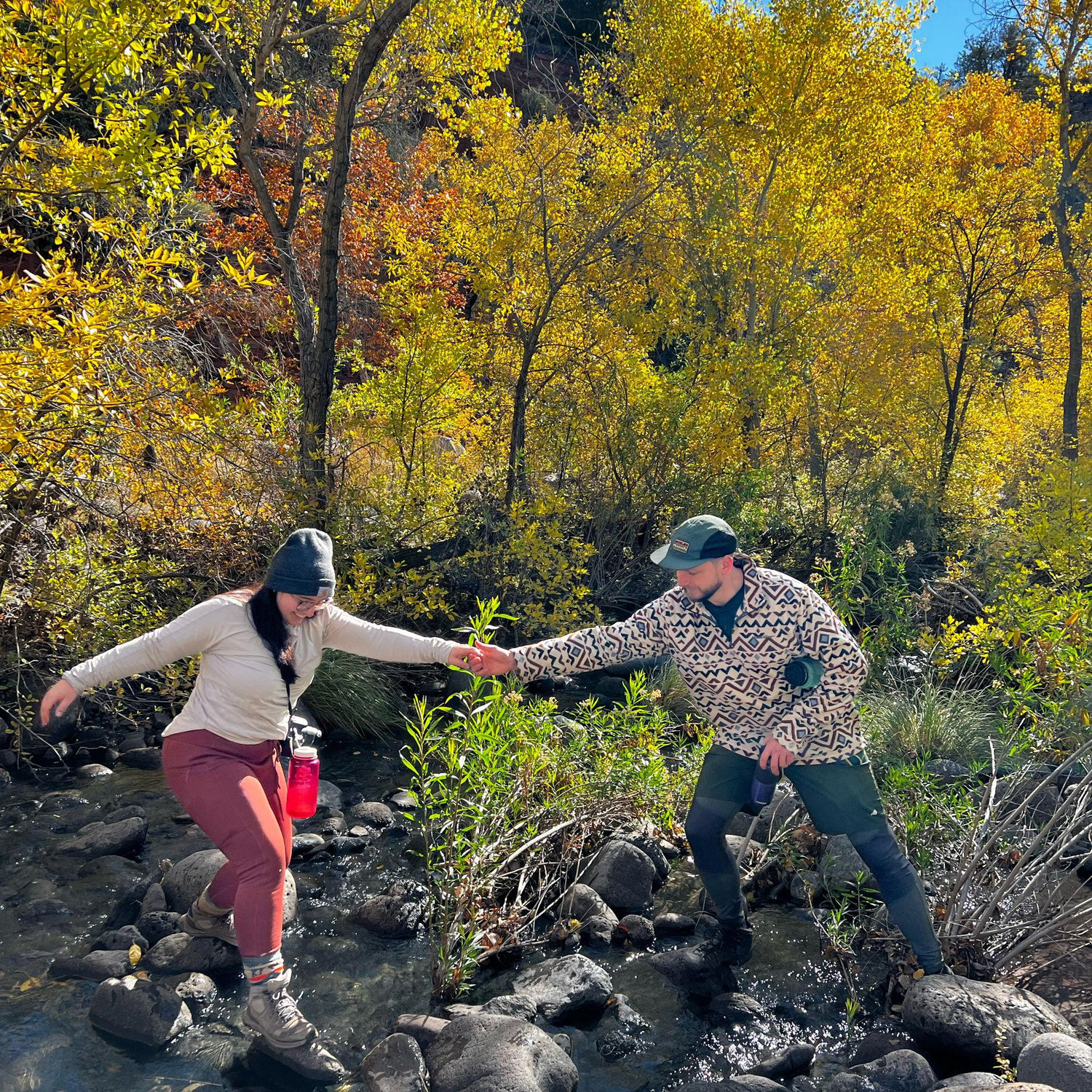 Gabe helping Alyssa across a stream on a trip to visit friends in Arizona.
November 2022