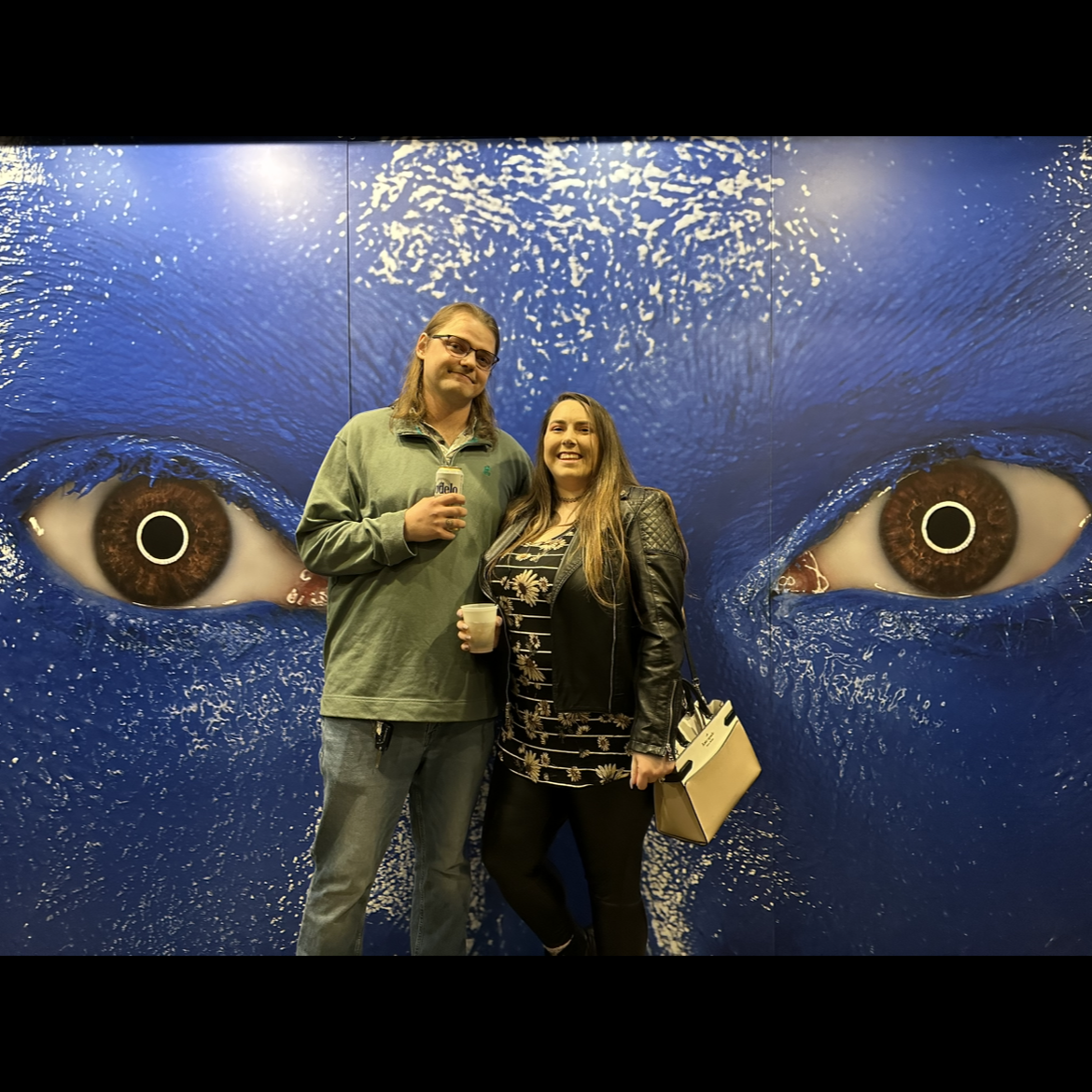 The Blue Man Group at the Chicago Theater for Greg’s birthday!