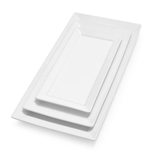 Porcelain Platters, Set of 3