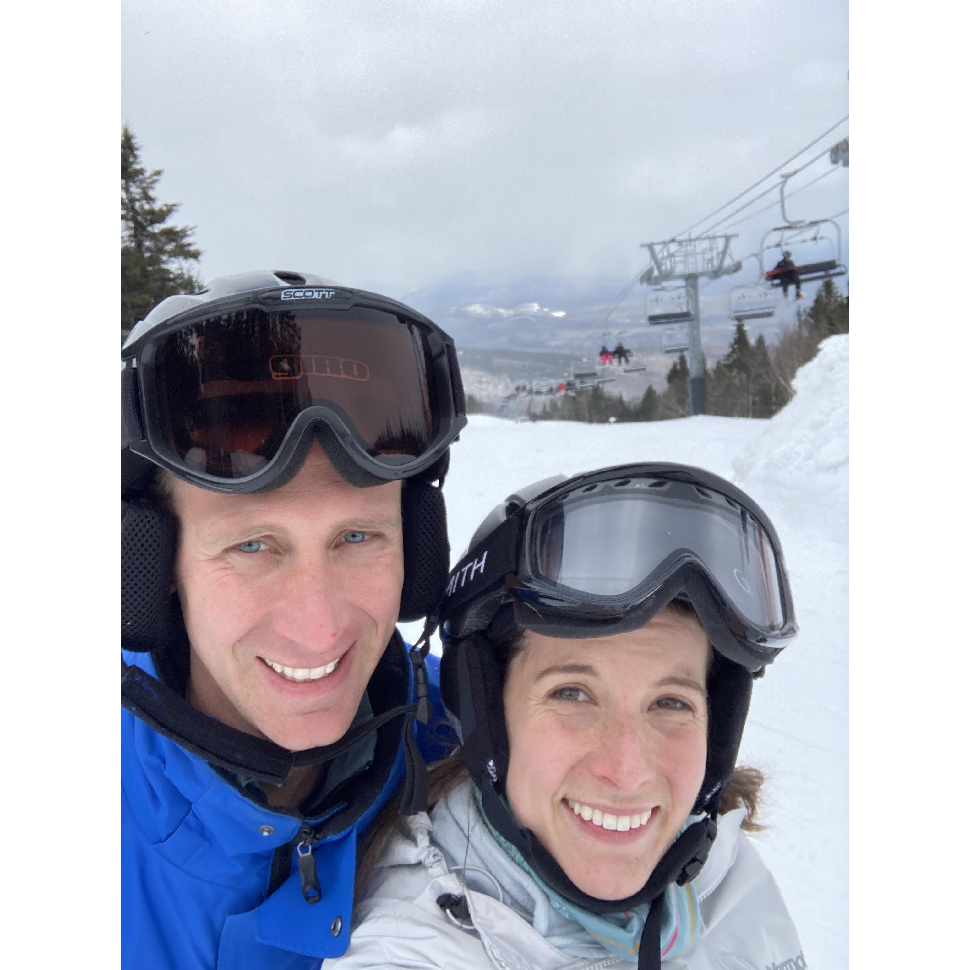 Skiing at Gore Mt.