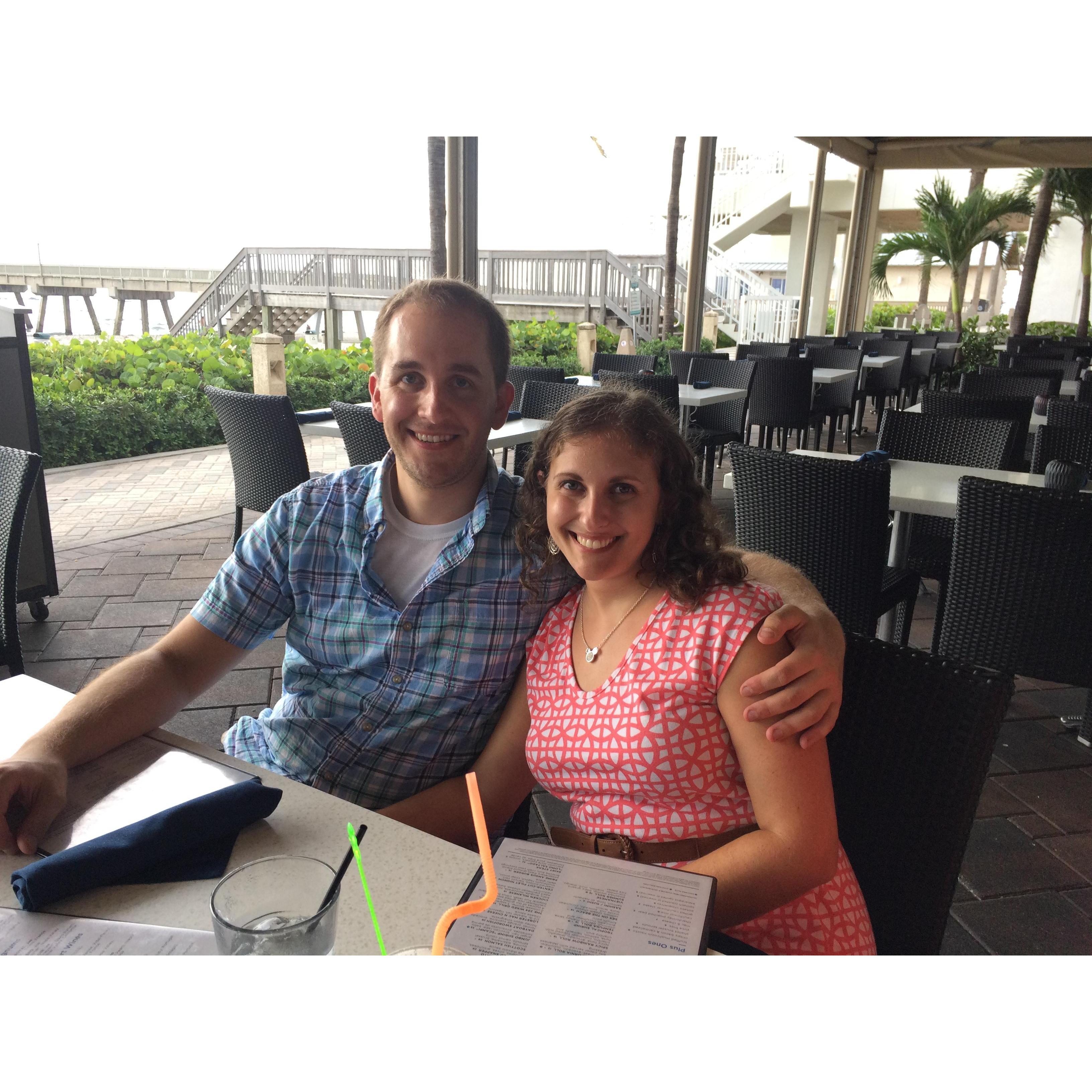 Dinner on Deerfield Beach - September 5, 2017