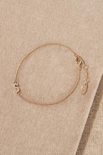 Wynette Monogram Bracelet- Letter P