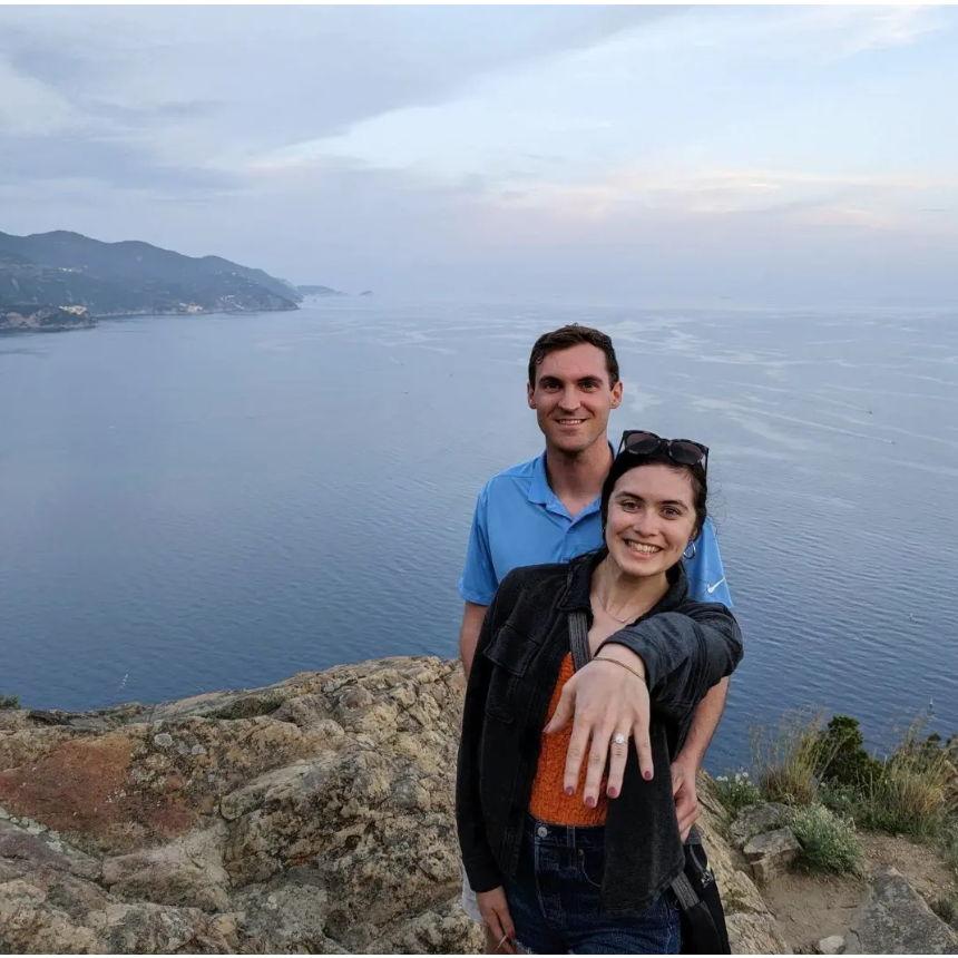 Eva said yes in Cinque Terre, Italy! May of 2023
