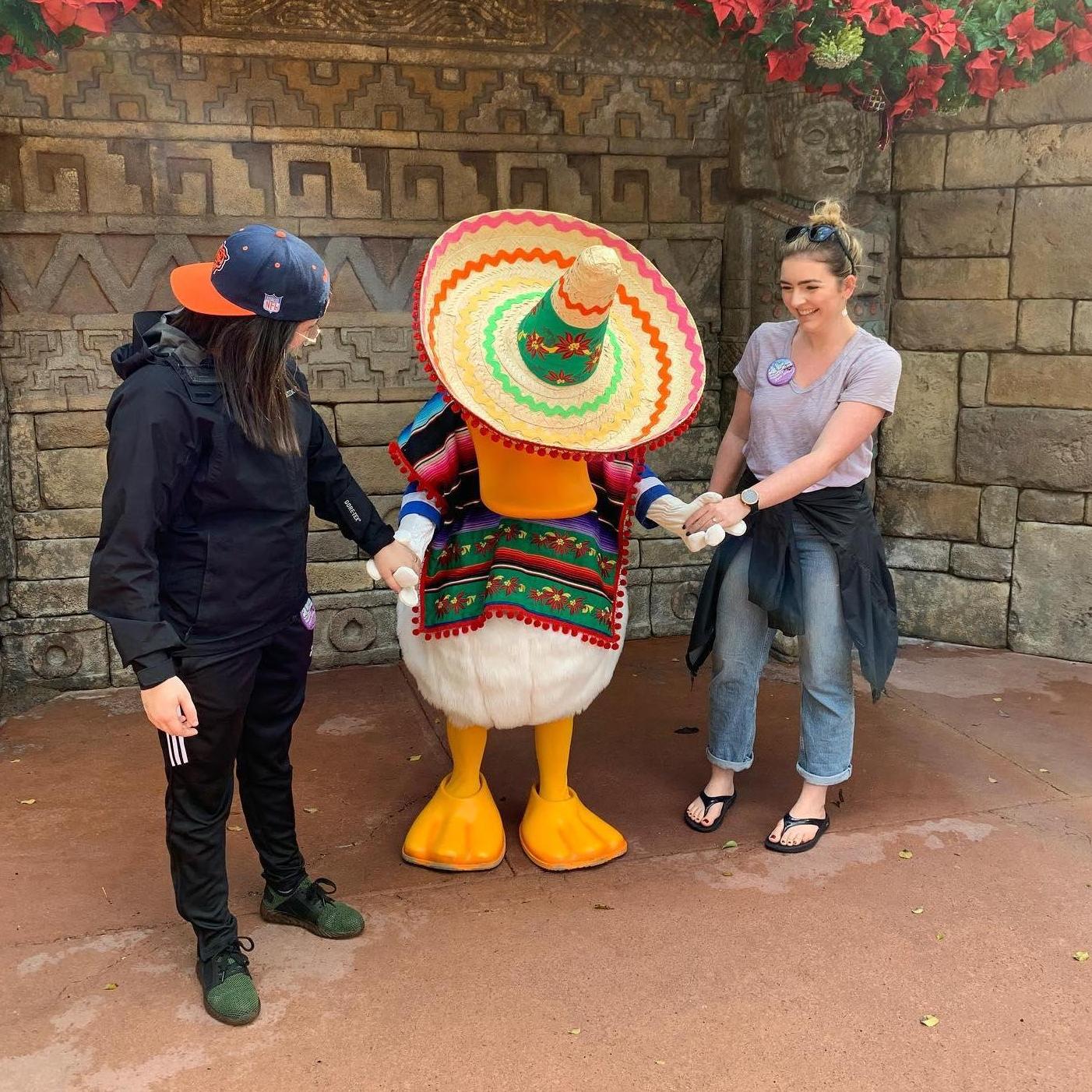 Emily's favorite Disney character is Donald Duck, and he was very excited to find out we got engaged!