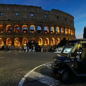 Evening Golf Cart Tour in Rome