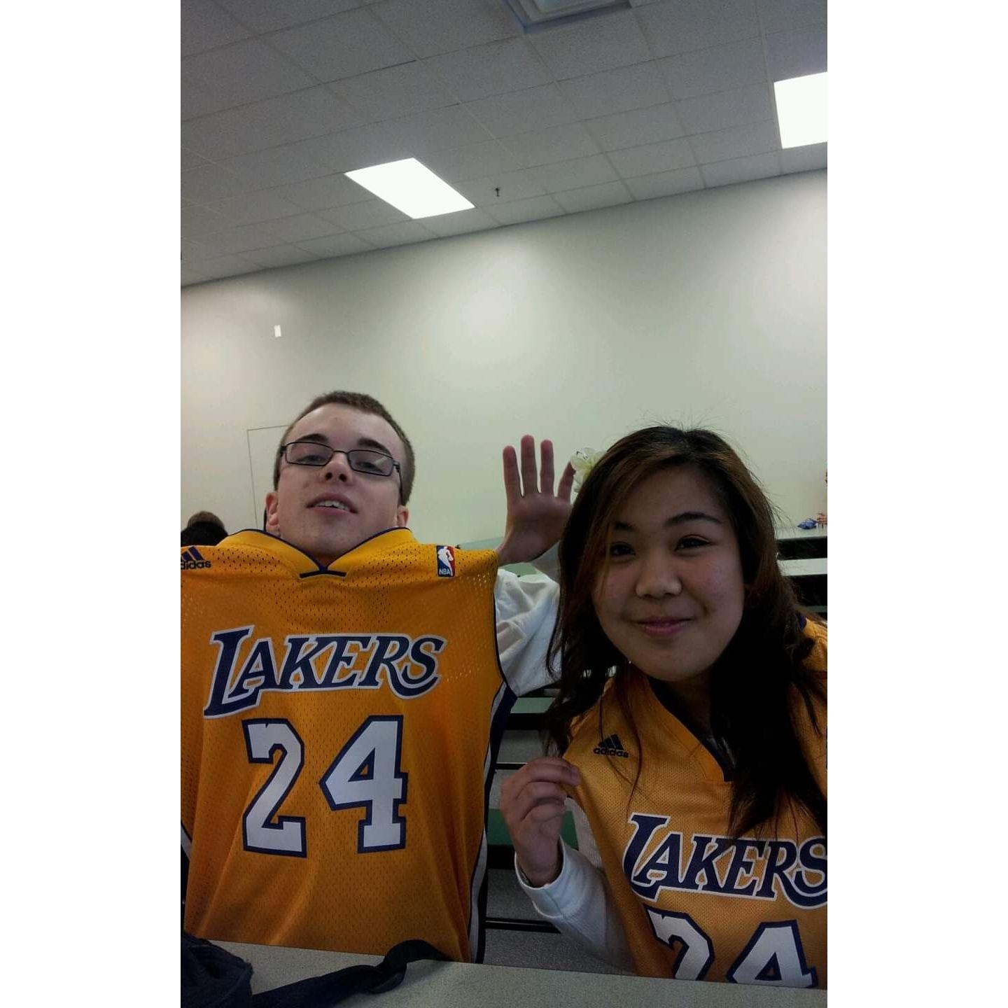 Before we dated. Junior year 2011.