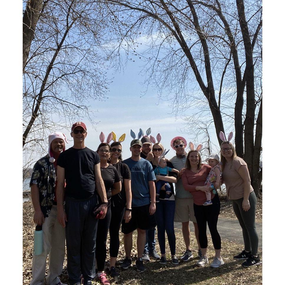 Bunny Hop Easter 2021 with Aubrey's family!