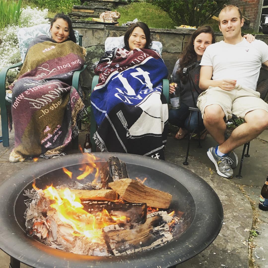 Our house warming party in Kittery, ME - June, 2016