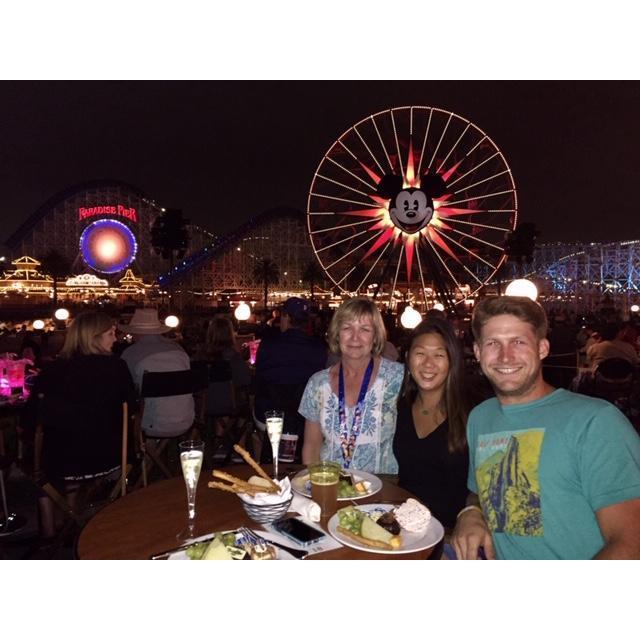 Disney light show with deserts!