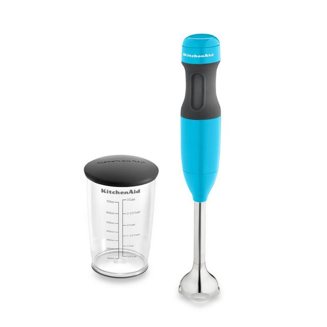 KitchenAid® 2-Speed Hand Blender with 3-Cup Jar and Lid in Crystal Blue