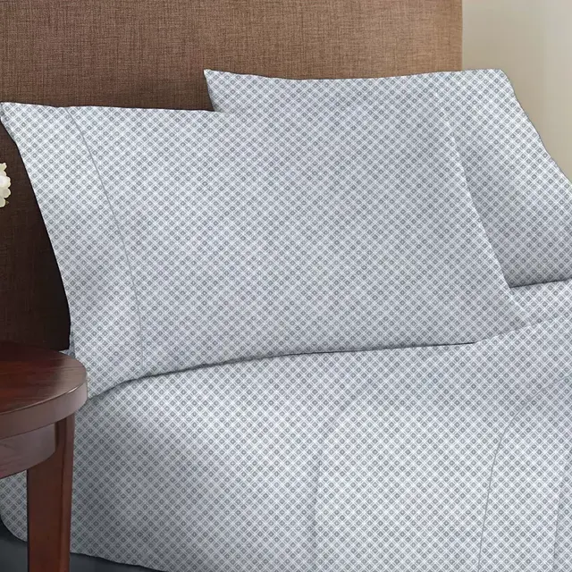 Therapedic® Performance 400-Thread-Count Sateen King Sheet Set in Kendall Print