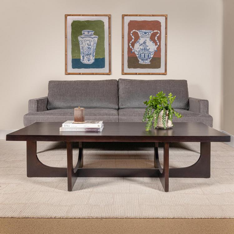 Rowena Interiors, Wilder Rectangular Mango Wood Coffee Table with
