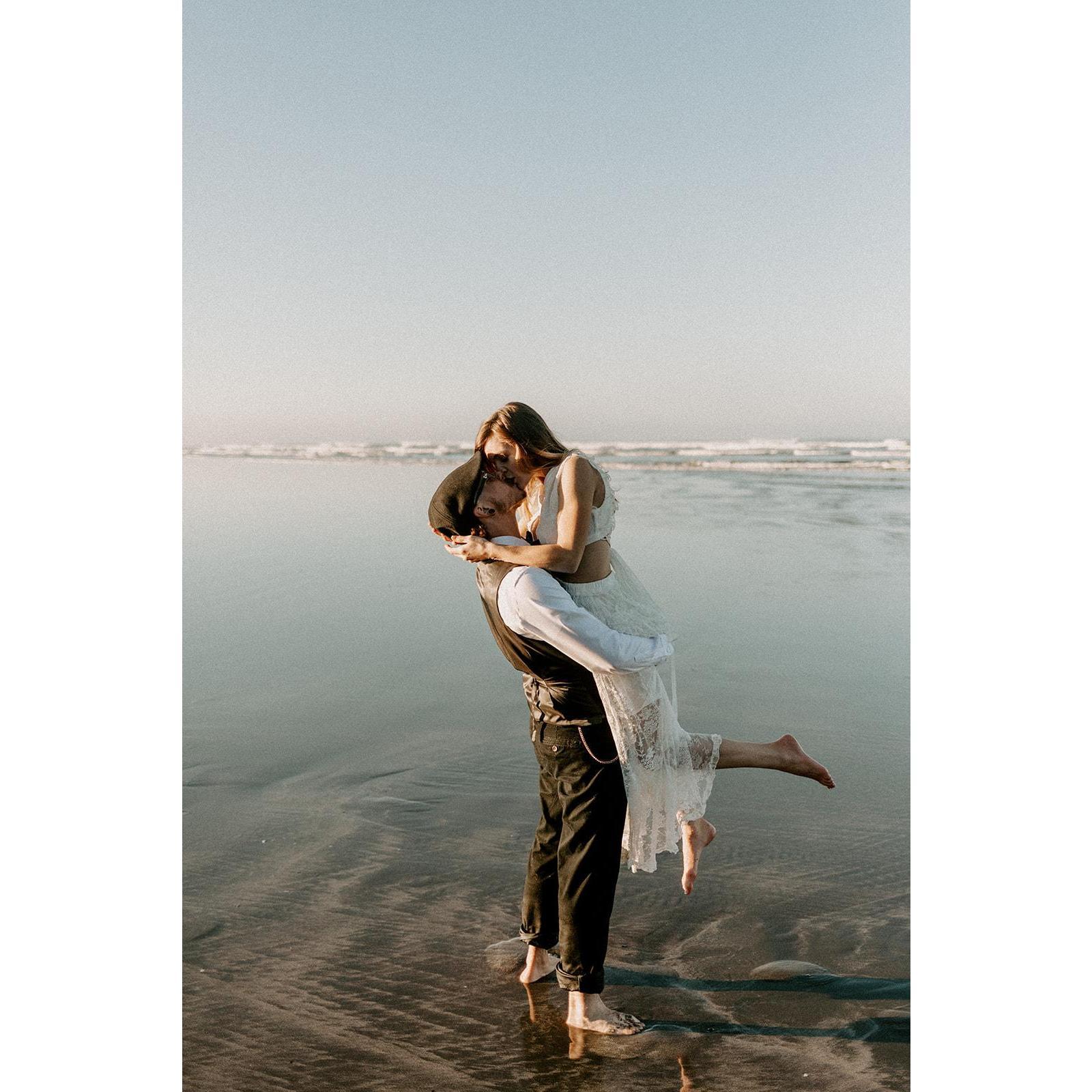 Moonstone Beach Engagement Photos