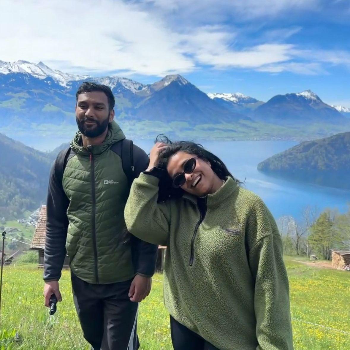 Hiking with friends