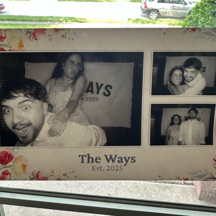 First wedding photobooth! (Featuring the Ways!)