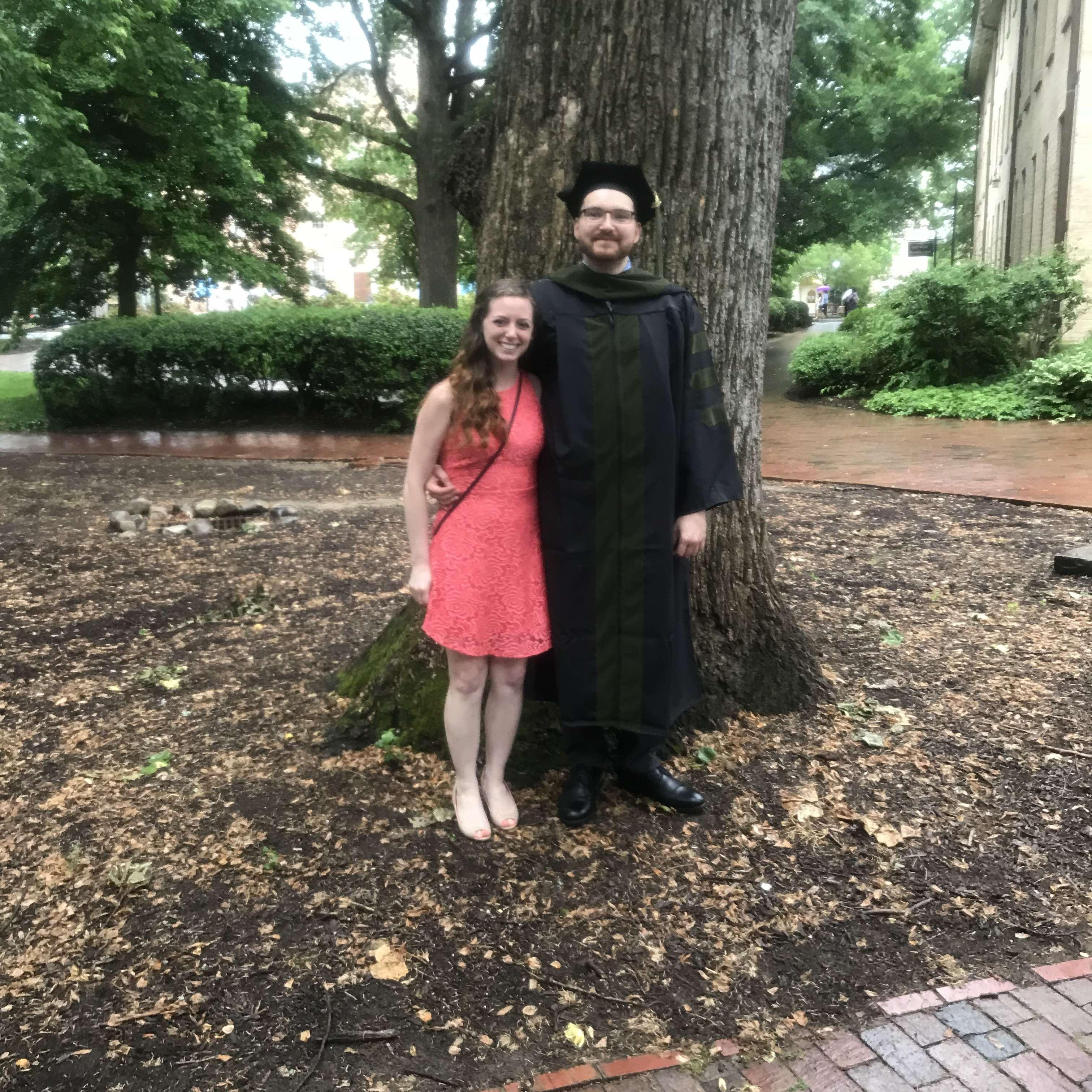 May 11, 2019: I supported Sean as he graduated from pharmacy school at UNC