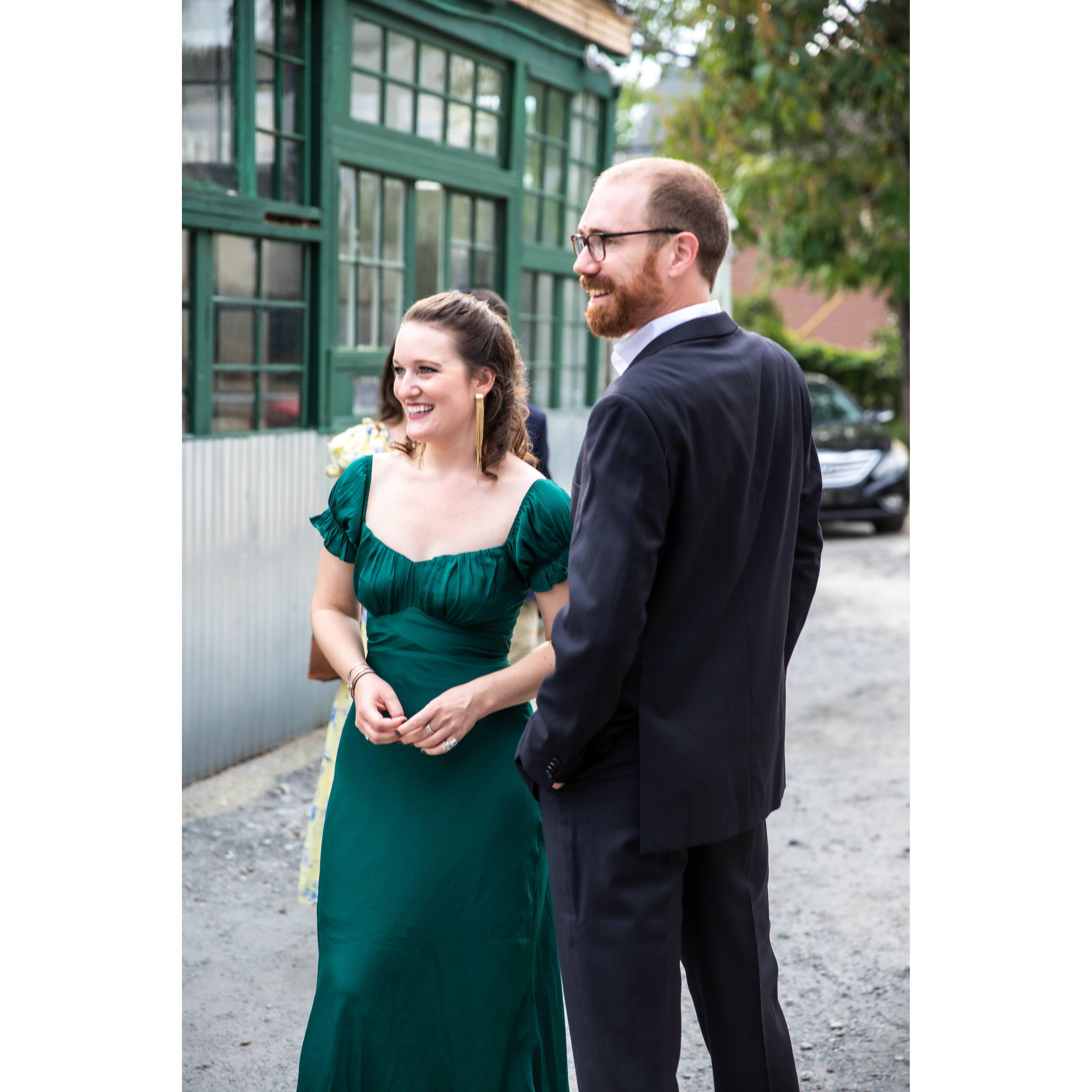 We clean up ok! Will try to look EVEN BETTER on our wedding day