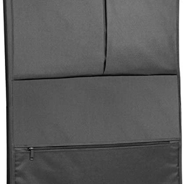 WallyBags® 45” Deluxe Extra Capacity Travel Garment Bag with two accessory pockets