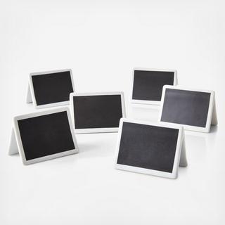 Mini Chalkboard Stands, Set of 6