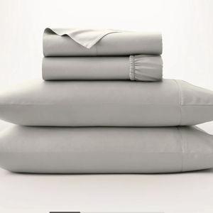 Signature Hemmed Sheet Set - King w/ King Cases - Pewter