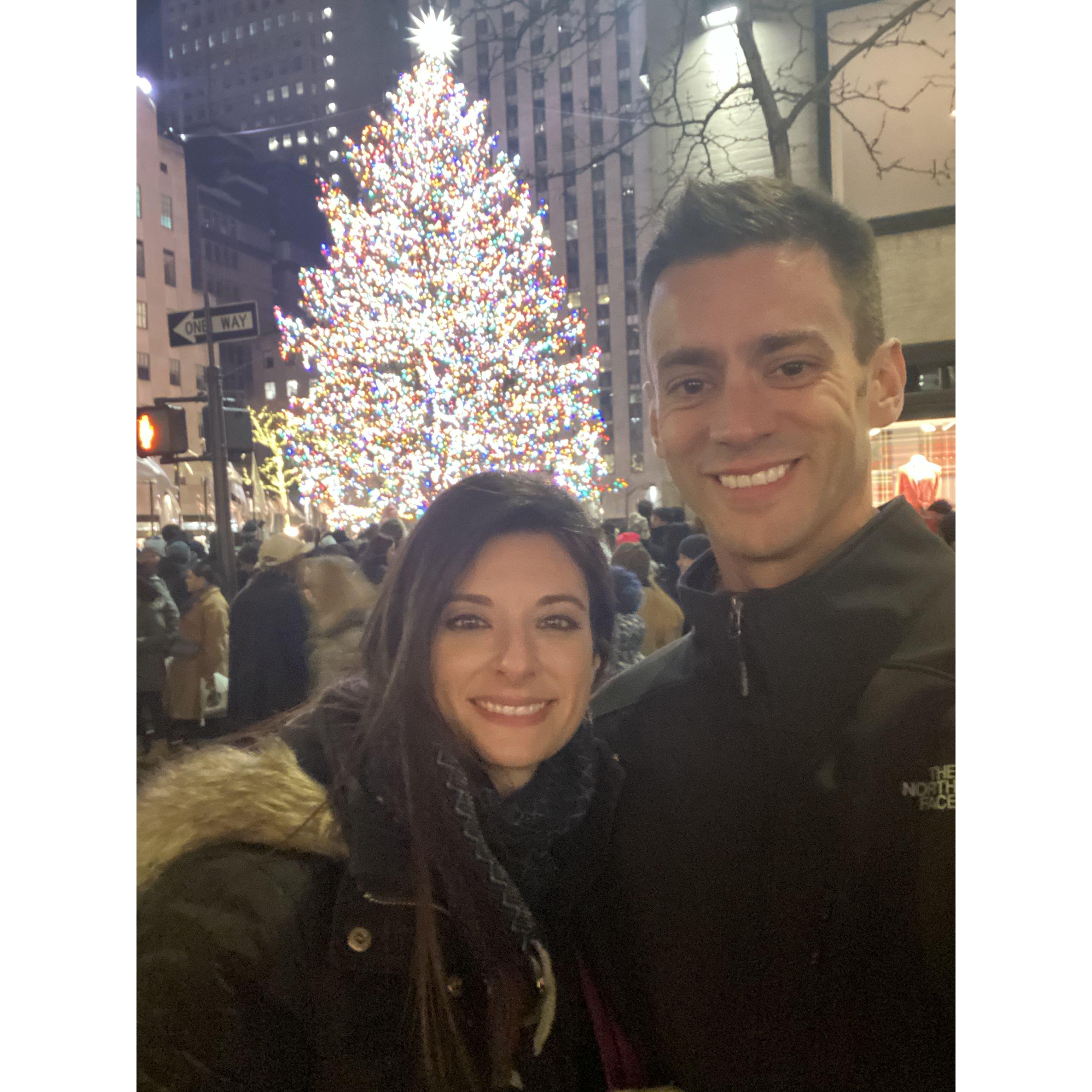 Christmas at Rockefeller Center.