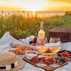 Sunset Picnic for Two on Our Honeymoon