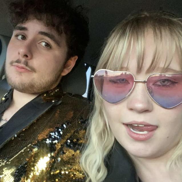 Our first prom together (it was a pride prom, but same-difference)