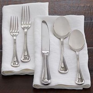 Katherine Stainless Steel Flatware, 20-Piece, Mirror Finish