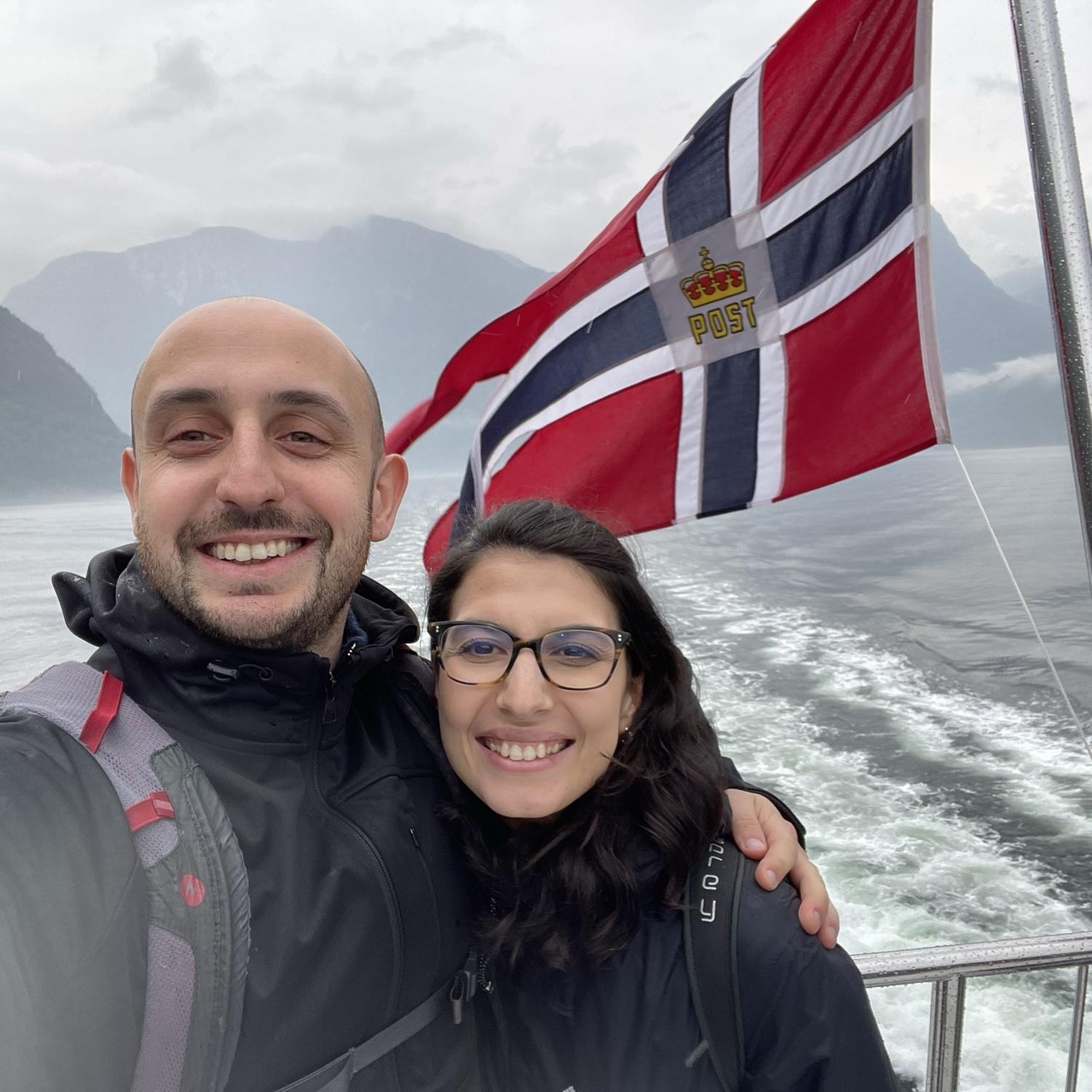 Cruising through a Fjord in Norway