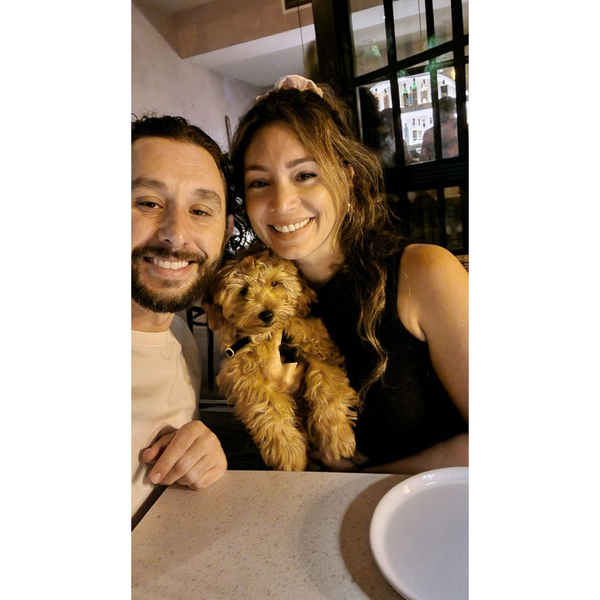Our first family dinner outing at The Drexel