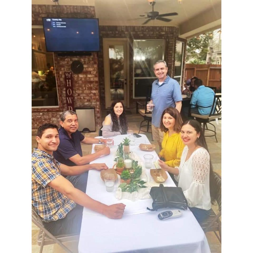 The first introduction of Crystal to the extended Garcia family at cousin's wedding shower!