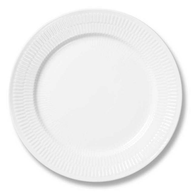 Royal Copenhagen White Fluted Bread Plate