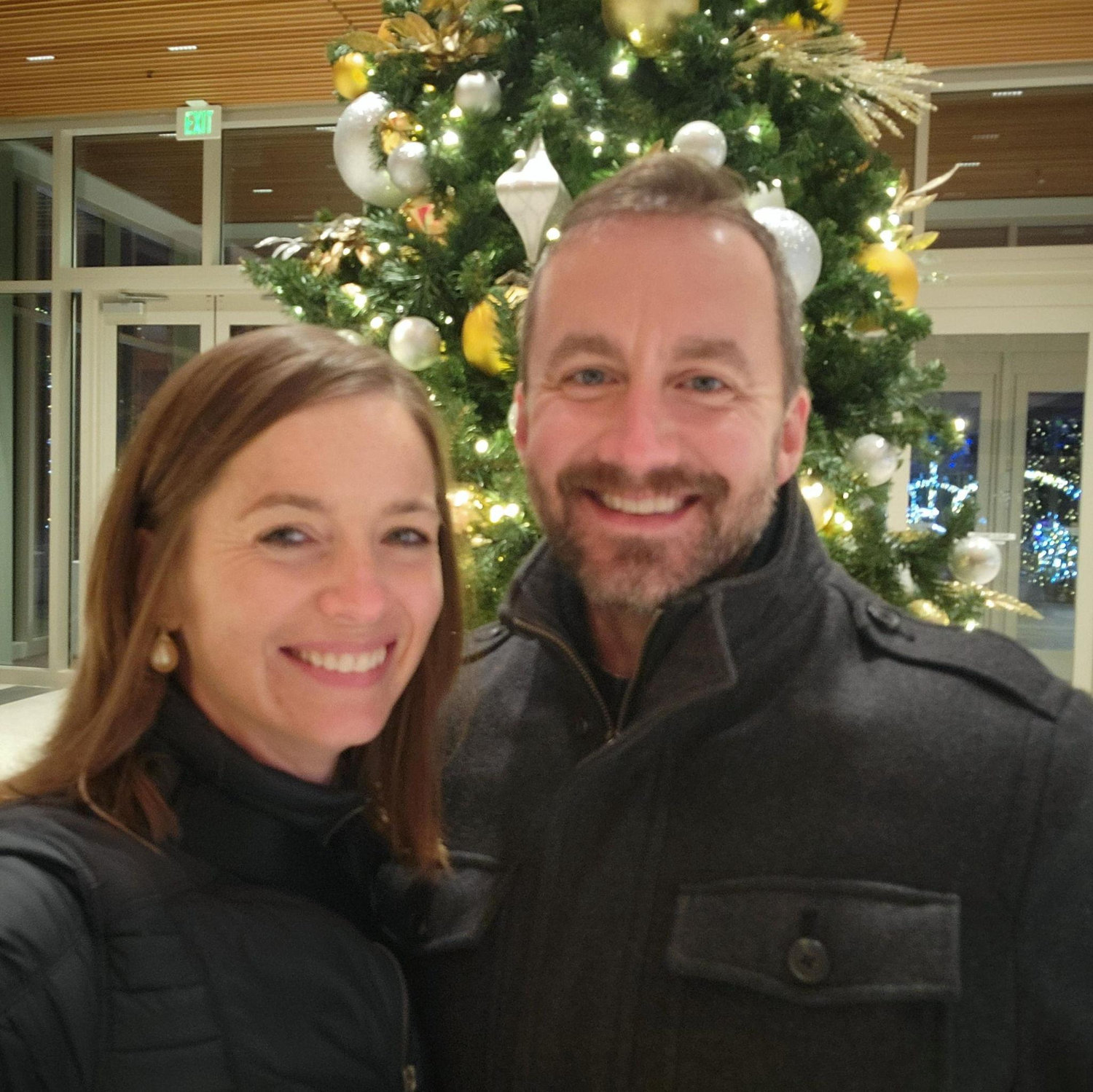 Garden Glow at the Botanical Garden--a family tradition!